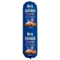 Salám BRIT Premium Sausage Chicken & White fish 800 g