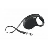 Flexi New Classic Tape (pásek), velikost S 5m/15kg černá