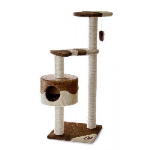 Škrabadlo FISCH béžovo/hnědá