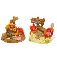 Akvarijní dekorace - krabí poklad