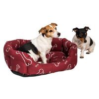 Pelech 8 hran bavl. Kost vínovo/bílý 45 cm