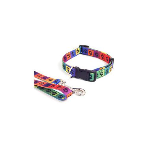 Obojek duha s tlapkami 25,4 - 35,6 cm x 1,3 cm