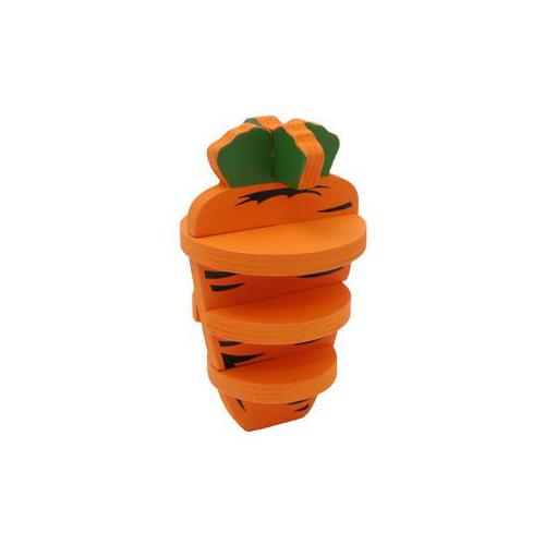 Dřevěná 3D mrkev 14 cm