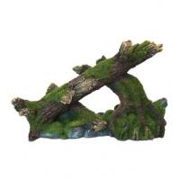 Dekorace stromy porostlé mechem L