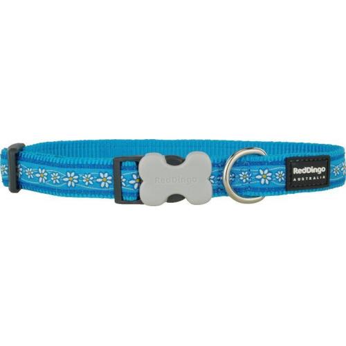 Obojek 41 - 63 cm - Daisy Chain Turquoise