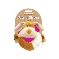 Hračka pro psy - plyšové kolečko se psí hlavou