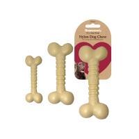 Hračka pro psy - kost s kuřecí příchutí malá