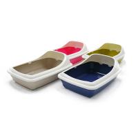 Kočičí záchod Birba Large s okrajem  mix barev