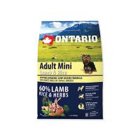 ONTARIO Adult Mini Lamb&Rice 2,25kg