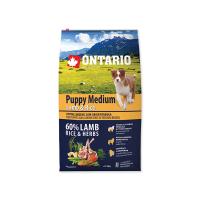 ONTARIO Puppy Medium Lamb&Rice 6,5kg