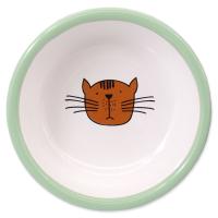 Miska MAGIC CAT keramická kočicí tlapka zelená 13 cm - 0,33 l