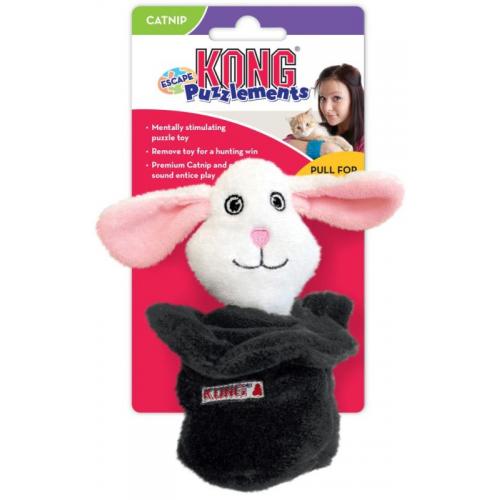 Hračka KONG králík v klobouku